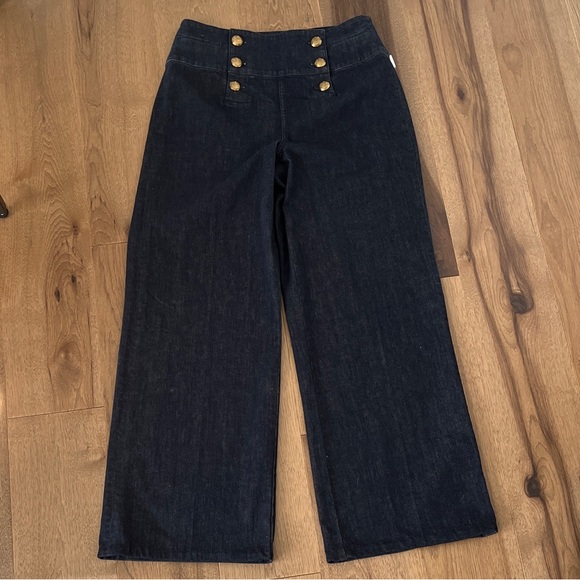 Lauren Ralph Lauren Sailor Wide-Leg Jeans - Size 10 - New condition** - Picture 2 of 9